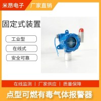 *厂有毒气体报警器 气体泄漏声光报警器