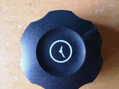 旋钮 开关旋钮 塑料黑色钮帽 定时器配套旋钮刻度盘图1