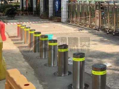 湖北电动升降路桩_遥控升降路桩图3