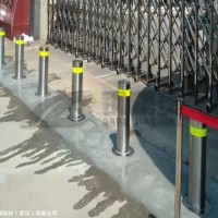 武汉学校门口升降路桩 安全防撞路桩