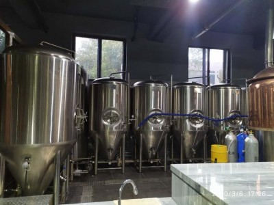 小型精酿啤酒设备工厂 烧烤店啤酒设备 酿酒机器图2