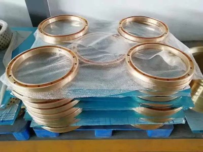 来图定制生产风电增速箱配件铜环图2