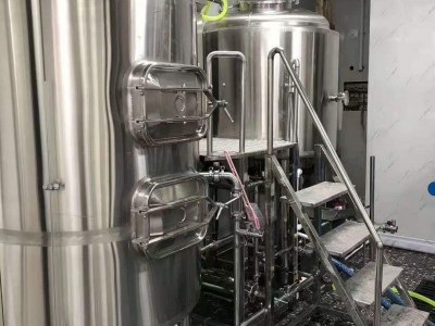 固件酒店自酿1000升啤酒设备 三器糖化设备图2