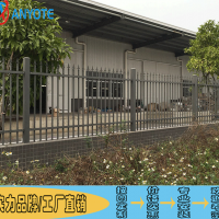 厂家定做镀锌方钢栏杆 小区矮墙铁栅栏 新型铁艺护栏