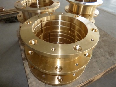来图离心铸造铜套，大型锡青铜铜套图2
