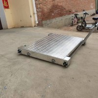 轻型铝合金手推车  轨道爬梯好小平车