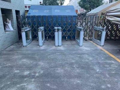 武汉不锈钢摆闸 学校出入口用摆闸 小区门禁摆闸图3