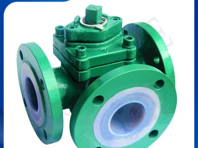 进口衬氟三通旋塞阀 换向旋塞阀图2