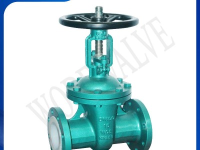 进口衬氟闸阀 内衬F46防腐闸阀图2