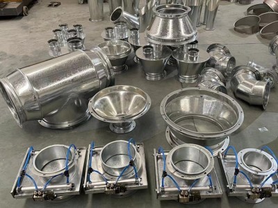 桂林除尘排烟304不锈钢通风管道厂图2