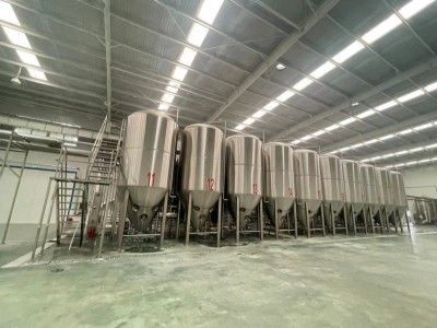大型精酿原浆啤酒设备 啤酒厂年产1万吨自动化啤酒设备图2