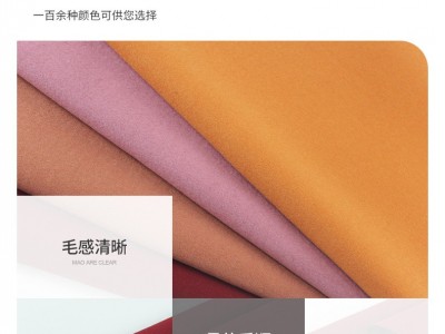 批发麦尔登秋冬装羊绒粗纺双面毛料加厚高克重面料男女针织布料图3