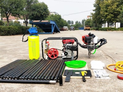 便携式背包钻机小型手持式30米勘探取芯钻孔机矿山矿脉探查钻机图3