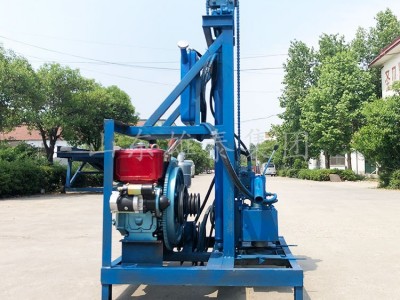 柴油液压打井机小型打井机野外农田钻井机图2