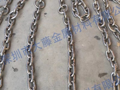 供应不锈钢起重机链条/提升不锈钢链条厂家图1
