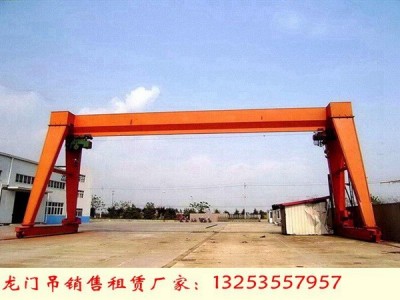 四川巴中龙门吊销售公司20吨单梁门式起重机图1
