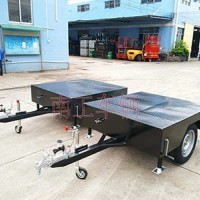 0.7吨小型消防平板拖车ATV全挂车