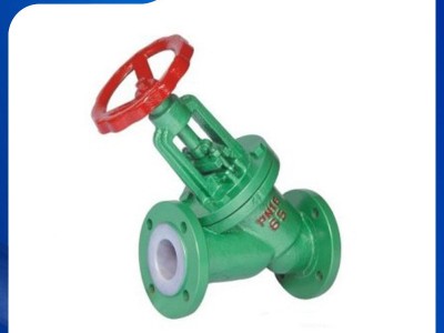 进口直流式衬氟截止阀  Y型衬氟截止阀图2