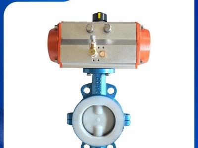 进口气动衬氟蝶阀 内衬PFA蝶阀图2