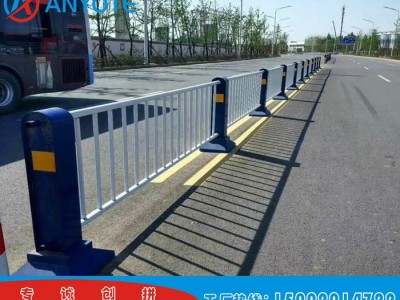 柳州机非分隔栏 北海人行道栏杆 市政道路面包管护栏现货图3