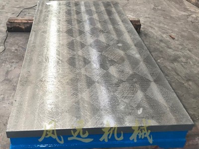 铸铁刮研平台 装配平台 钳工平台 铸铁平板图2