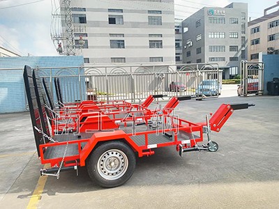 泡沫喷洒机器人用ATV工具拖车图1