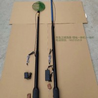 锂电一体电杆,单杆打渔,27电大功率一体杆抄网