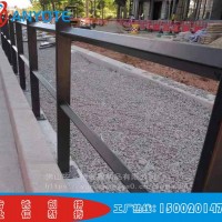 福田机非款深标2护栏 马路白色防撞栏 罗湖路侧德式护栏定制厂