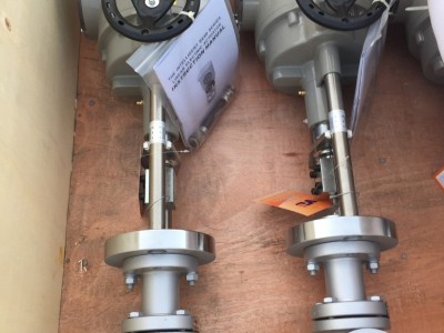 进口电动衬氟调节阀 次氯酸钠控制阀图2