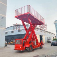 30吨甲板升降车 重型升降工具拖车