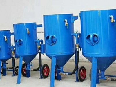 河北吴桥喷砂机械设备销售 开放式喷砂机 手动 气控 遥控图2