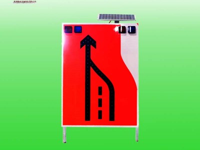 便携式太阳能发光警示牌 高速公路施工标志牌图3
