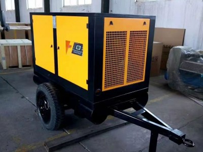 河北桥风螺杆空压机销售部 工程移动螺杆空压机90千瓦图2