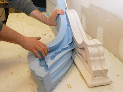 特调蓝胶复模欧式构件耐烧耐撕拉使用寿命长翻模硅胶图2