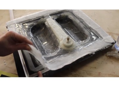 碳纤维预浸料硅胶模真空导流灌注成型图2