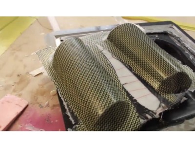 碳纤维预浸料硅胶模真空导流灌注成型图3