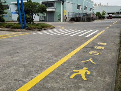 苏州厂区划线要求 苏州厂区划线价格 苏州工厂划线规范图2