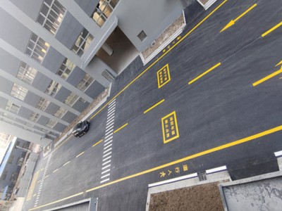 常熟消防标线价格 昆山消防地面交通标线价格 苏州热熔道路画线价格图2