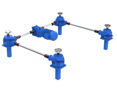赛德滚珠升降机SNB40电动手摇螺旋丝杆升降机器图2