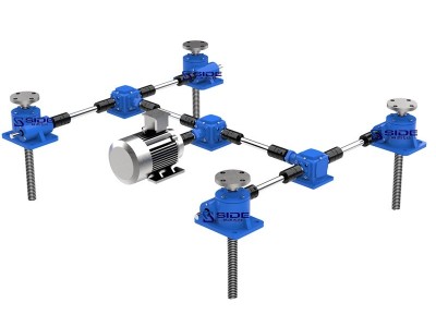 赛德滚珠升降机SNB40电动手摇螺旋丝杆升降机器图3