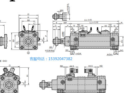 SCA2-H-FA-80B-850-T0H-D-N15WF170气缸正品