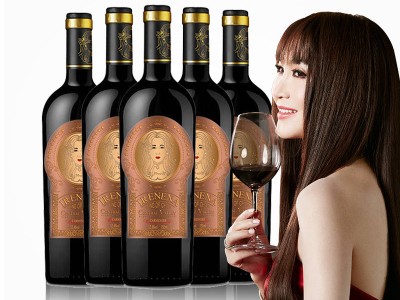 IRENENA红酒温碧霞自创品牌进口智利葡萄酒美娜干红750ml