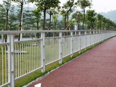 东莞路边白色栏杆人行道甲型护栏现货批发图1
