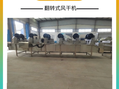 全自动翻转式风干机 芹菜沥水风干设备 竹笋清洗风干机图1