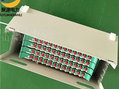ODF光纤光配分纤箱光缆终端接头盒 满配72芯48芯24芯FC端口接头盒图2