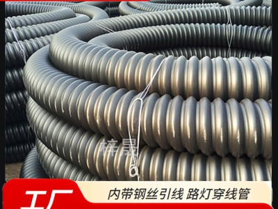 单壁碳素管PE碳素波纹管 地埋穿线碳素电力管图2