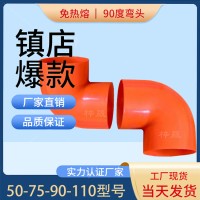 MPP电力管小弯头90度半弯配件110PE管弯头