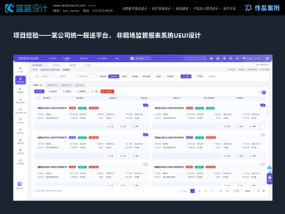 UI设计公司兰亭妙微提供企业信息化UI界面设计服务图1
