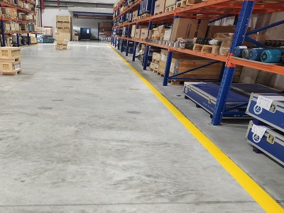 苏州工厂车间道路标线、车间货品堆放区画线、通道划线价格图1