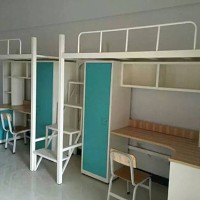 加厚两连体宿舍公寓床 耐用稳固承重能力强